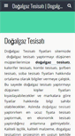 Mobile Screenshot of dogalgaztesisatifiyatlari.com